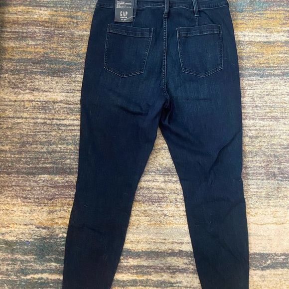 Gap High Rise Universal Leggings in Dark Warsaw. Sz 16/33 - Picture 3 of 8